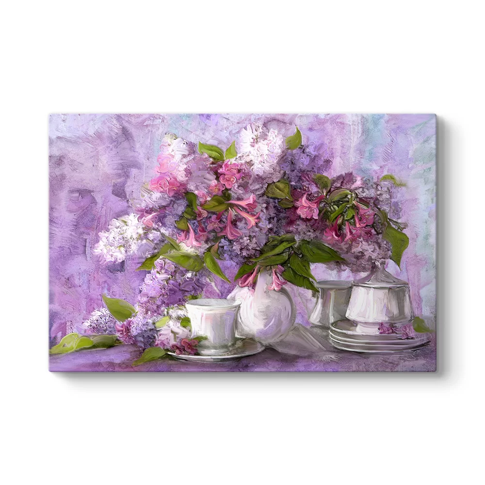 Çay Servisi Ve Lavantalar Tablo - Model 1
